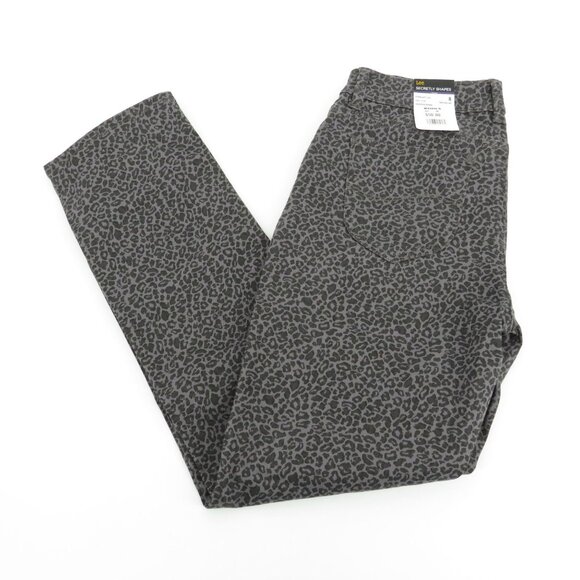 Lee Secretly Shapes Leopard Print Womens Pants Size 8 Medium NWT $50 - Picture 1 of 5